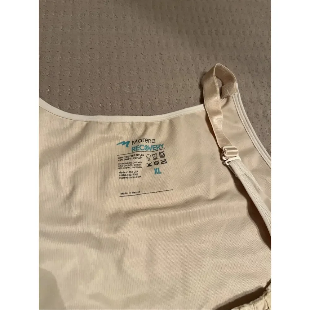Marena Recovery faja Compression Garment. Beige. XL. Three Row Hooks. High Back - Picture 2 of 4